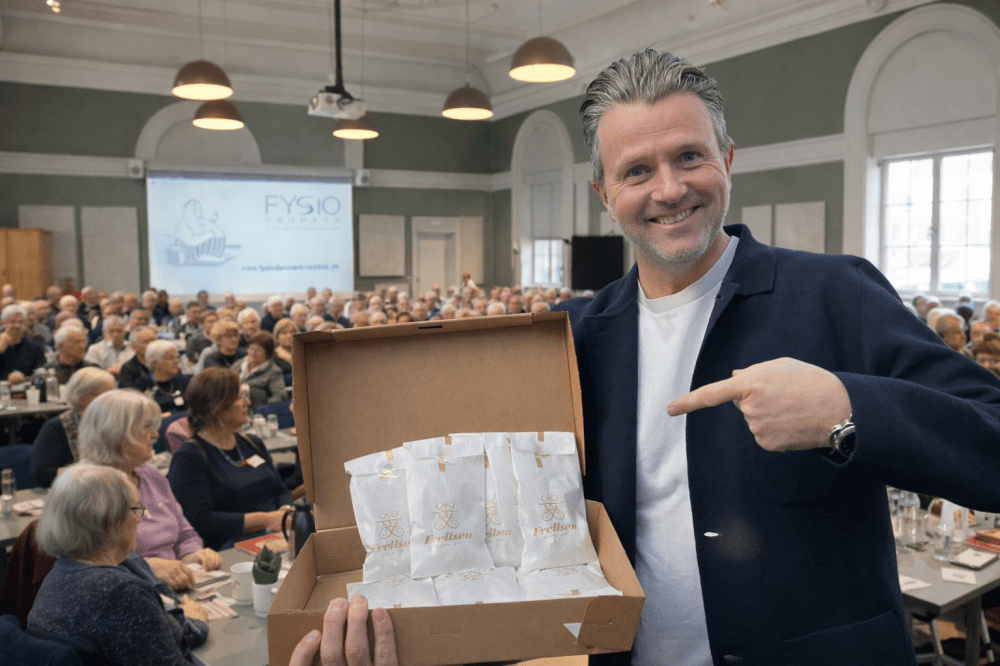 Niels Honore med chokolade